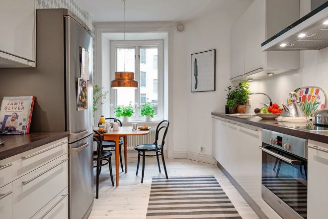 kuchyň skandinávský styl bydlení