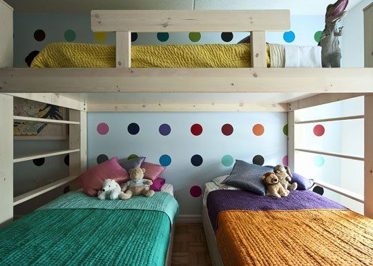 Originální patrová postel do dětského pokoje